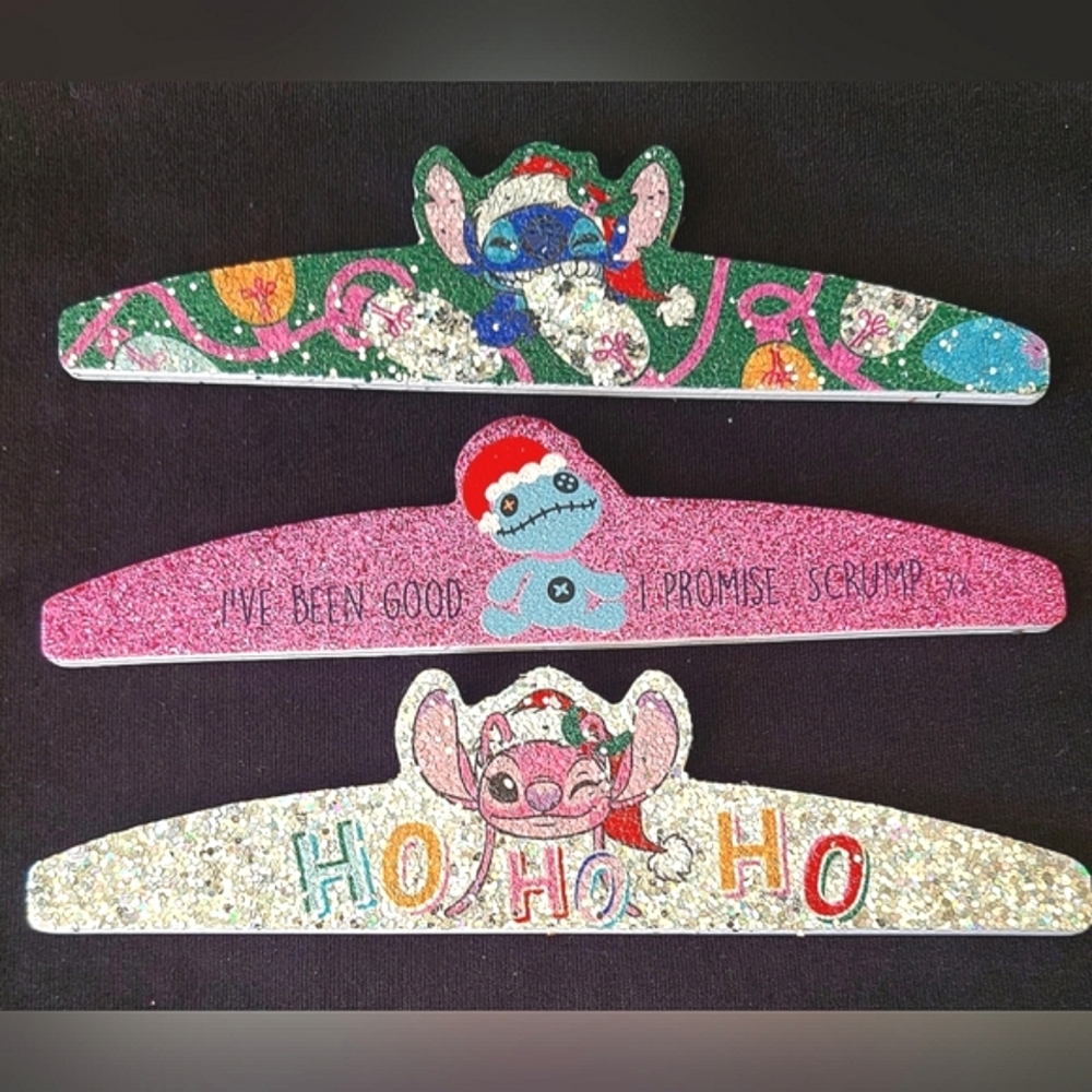 NWT! 🔥Host Pick!🔥 Disney Stitch Glitter Nail files Lilo and Stitch Chris…